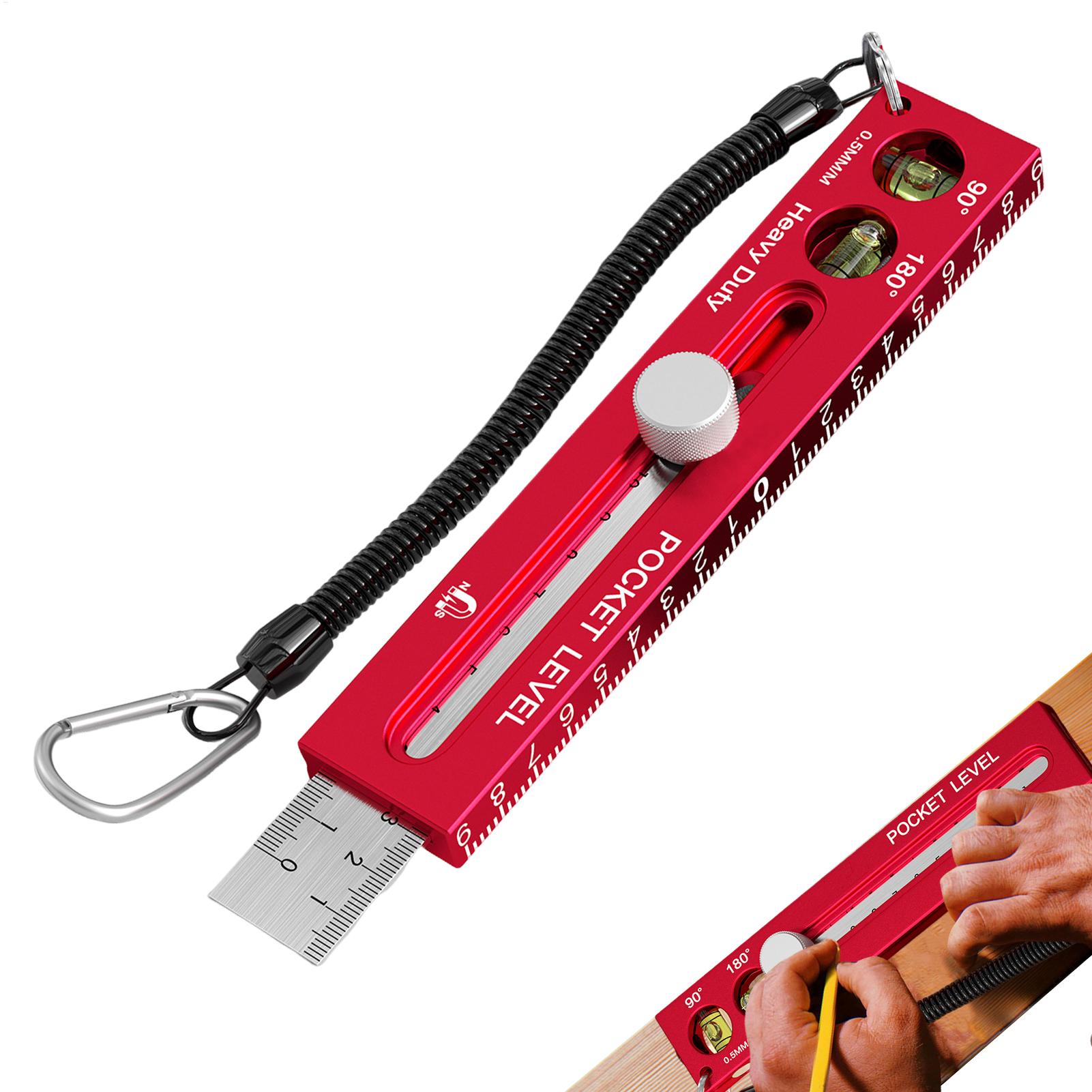 Woodworking Workshop Layout - Woodworking Ruler Magnetic Horizontal Guide Gauge