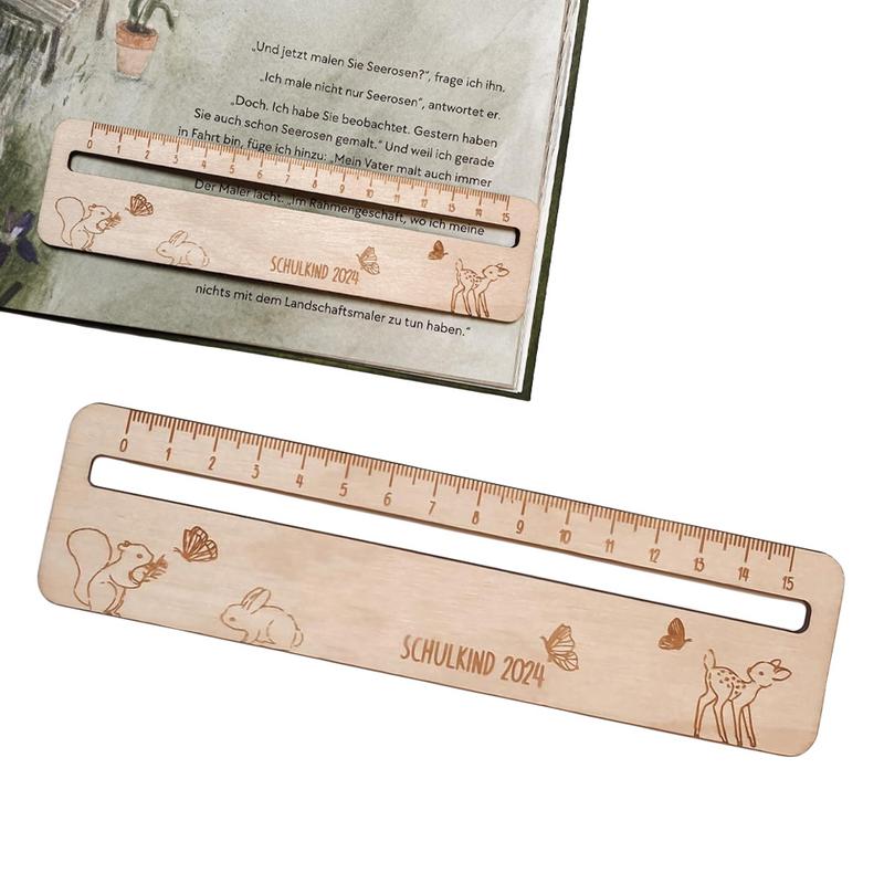 Woodworking Teacher - Reading Strips Wooden Reading Tracking Rulers