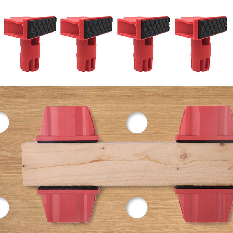 Woodworking Class - 4Pcs Plastics Bench Dogs, 20mm Diameter