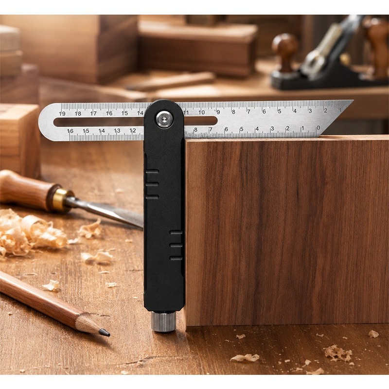 Woodworking Workshop Layout - Adjustable Woodworking Angle Ruler Dual Unit