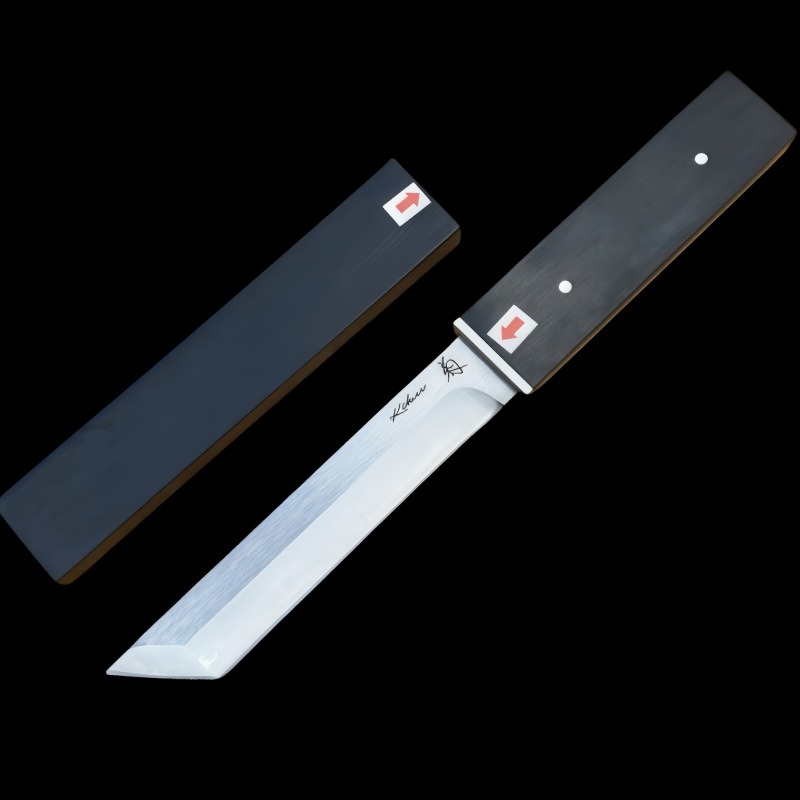 Japaness Style D2 Steel Tanto  - Woodworking Kerf review and price