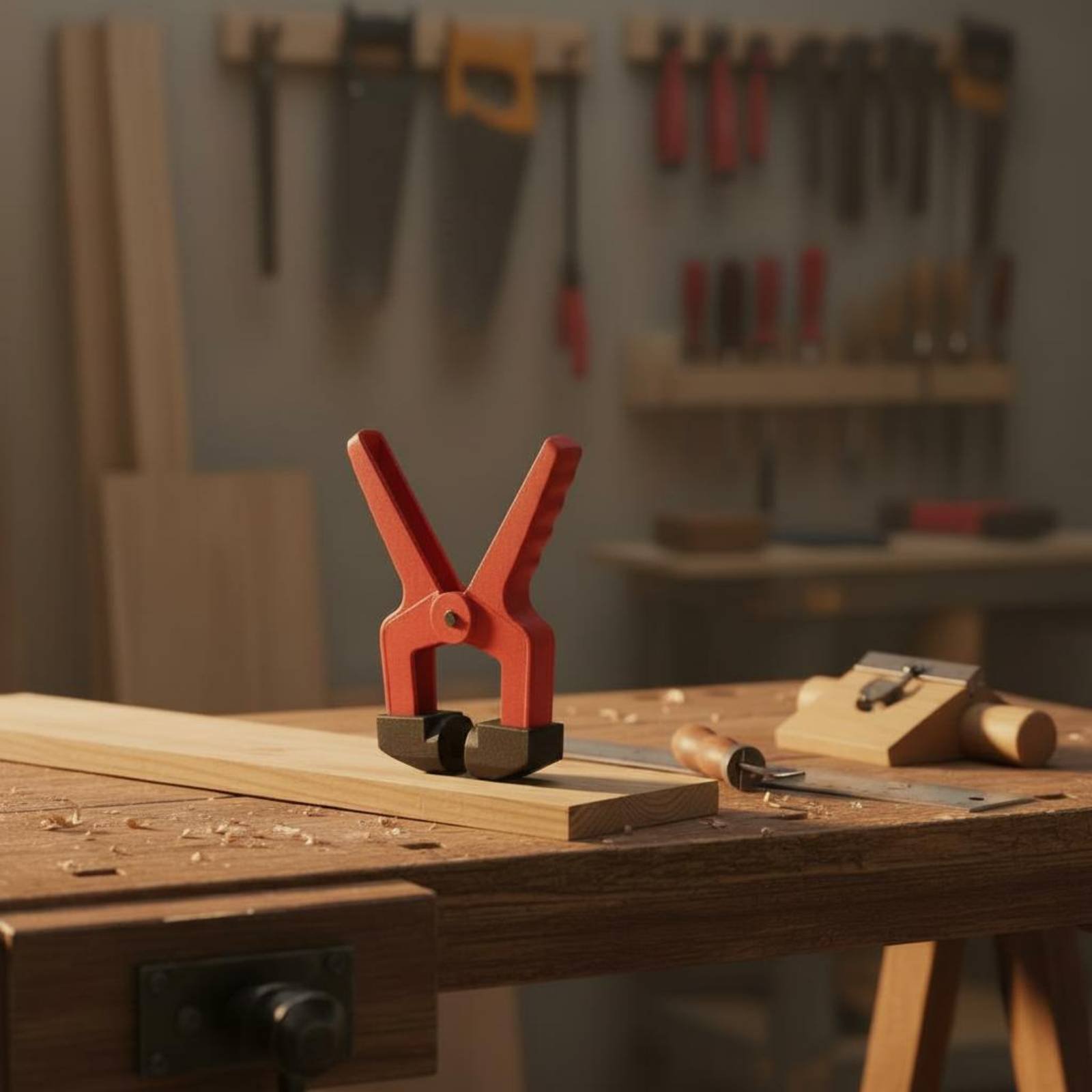 Triangular Clamp Clamp Red Col - Woodworking Workshop review and price