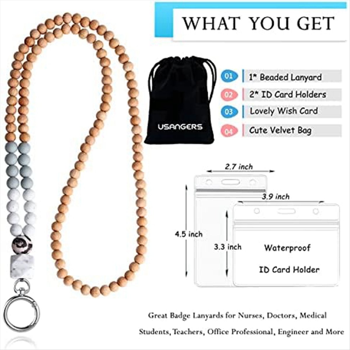 Latest ABBQ-ID Badge Key Lanya - Woodworking Teacher review and price