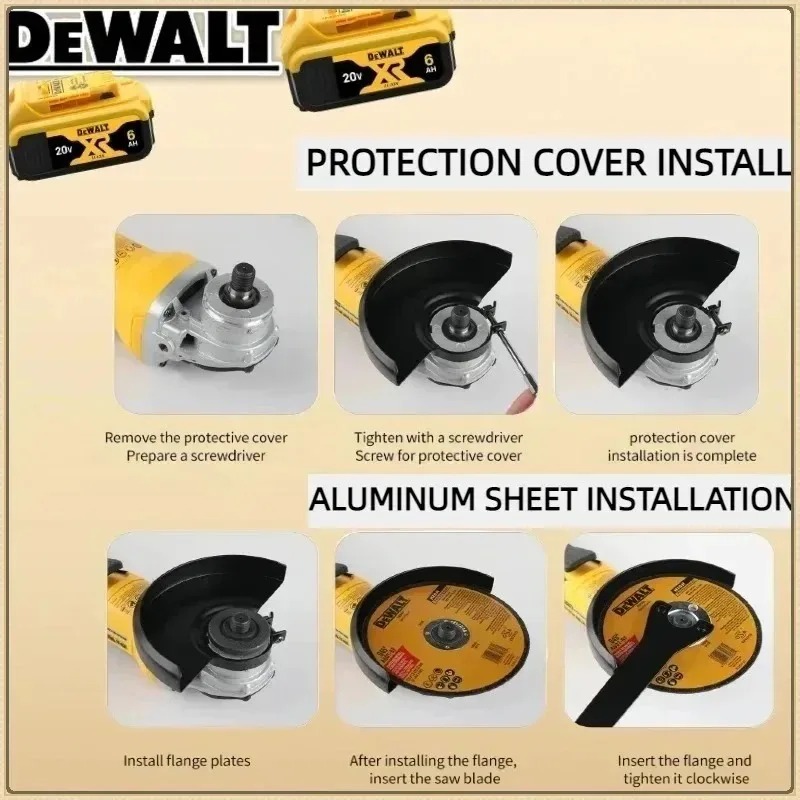 Dewalt DCG406 125MM Angle Grin - Woodworking Ai review and price