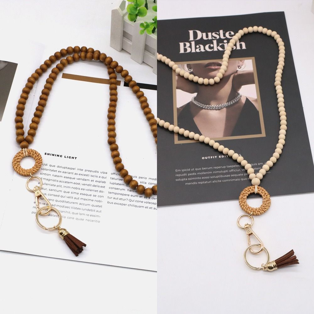 New Rattan Wood Bead Lanyard K - Woodworking Teacher review and price