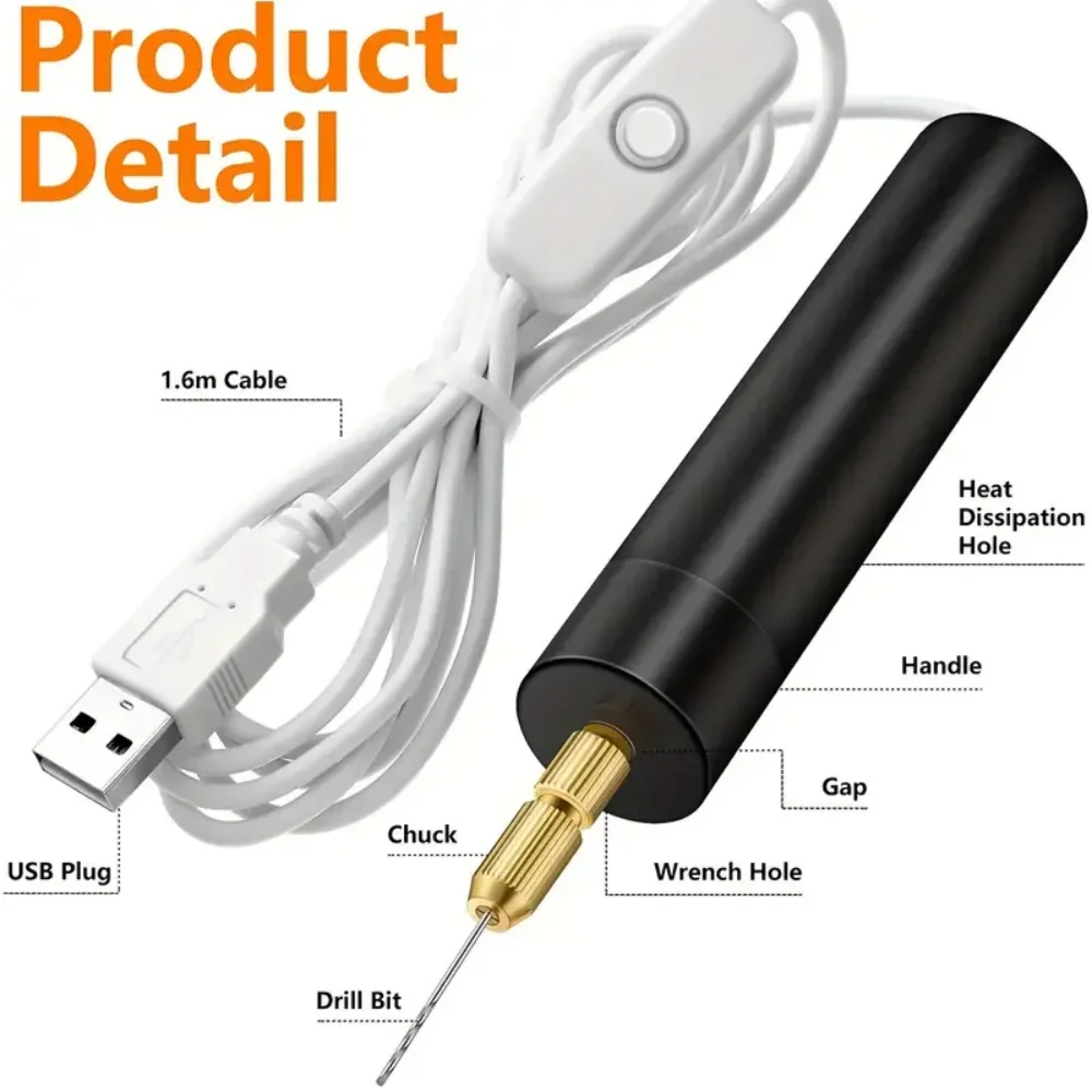 Mini Electric Drill USB Powere - Woodworking Epoxy review and price