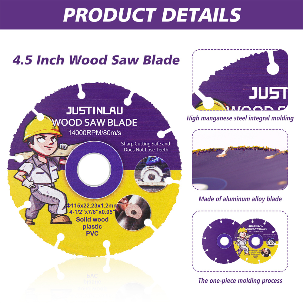JUSTINLAU 115mm/125mm Circular - Woodworking Manufacturing review and price