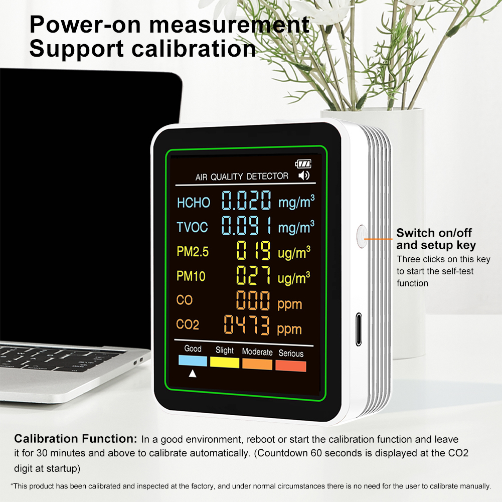 6-in-1 Air Quality Meter Real- - Woodworking Japanese Tools review and price