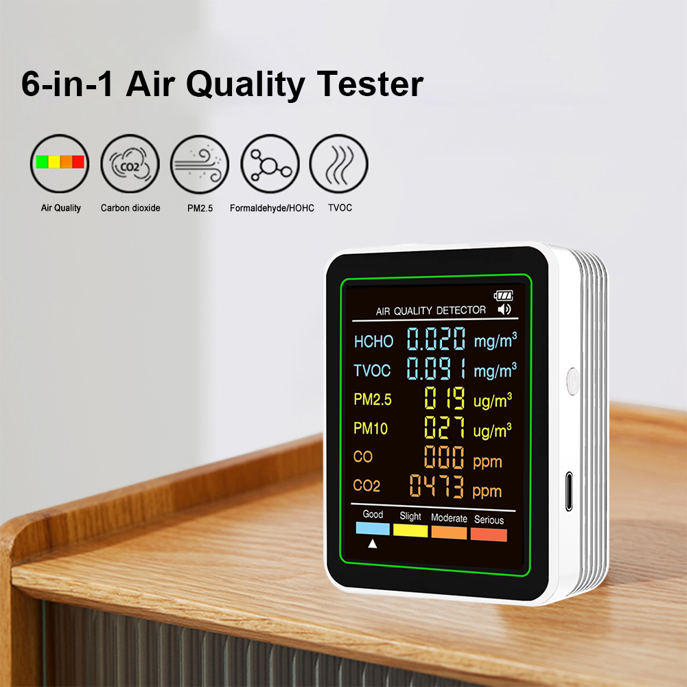 6-in-1 Air Quality Meter Real- - Woodworking Japanese Tools review and price