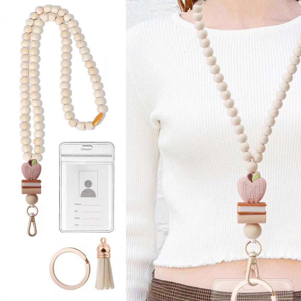 Work Permit Lanyard Wooden Id  - Woodworking Teacher review and price