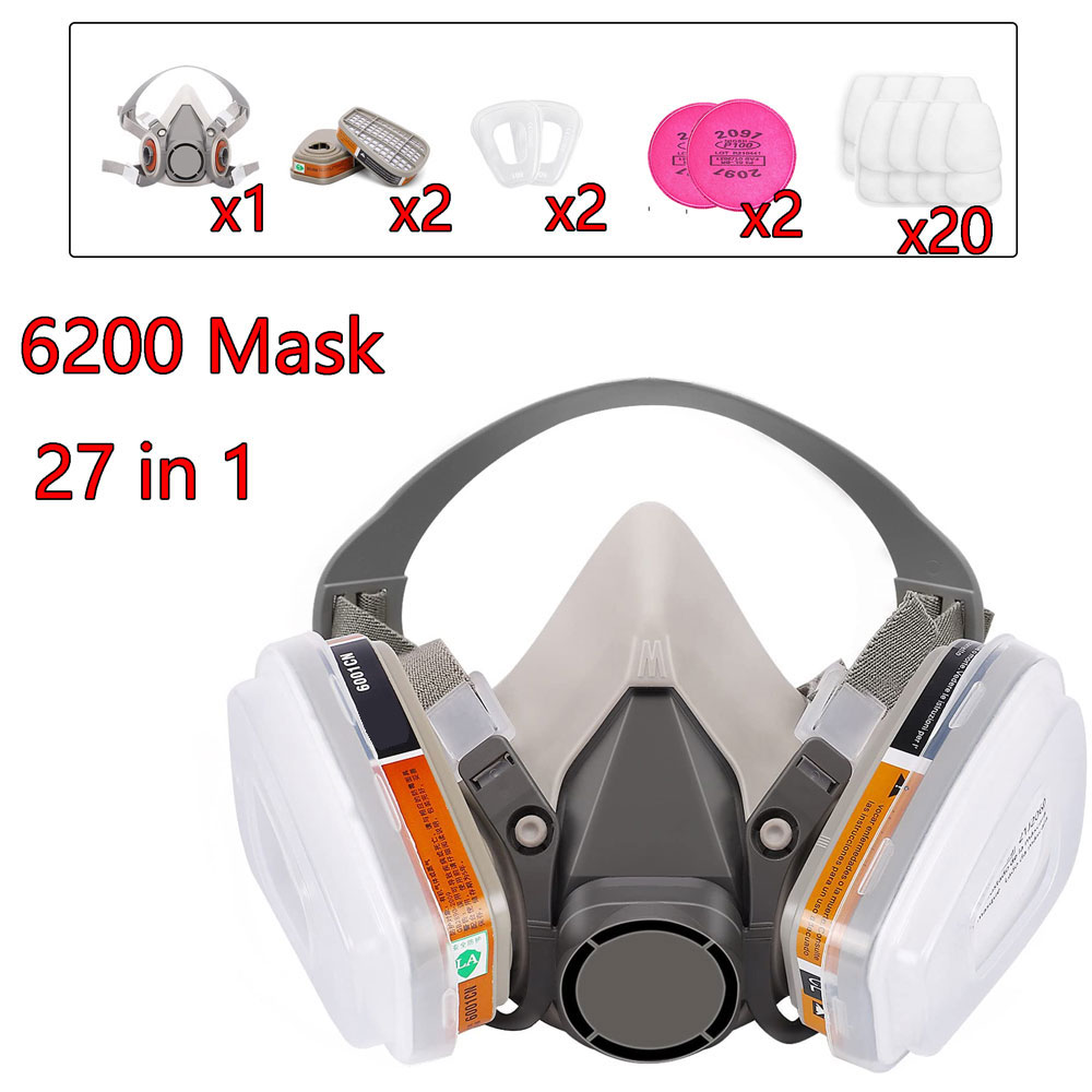 Gas Mask 6200 Set Vehicle Pain - Woodworking Respirator review and price